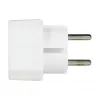 LogiLink LPS218 Adapter wtyczki europejskiej z 2 gniazdami, biały