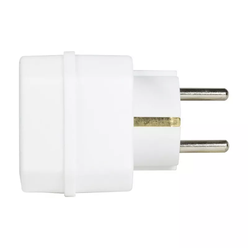 LogiLink LPS221 Adapter Schuko na 2x Euro + 1x gniazdo bezpieczne, biały, 16 A, 250 V, 3680 W, zabezpieczenie dziecięce