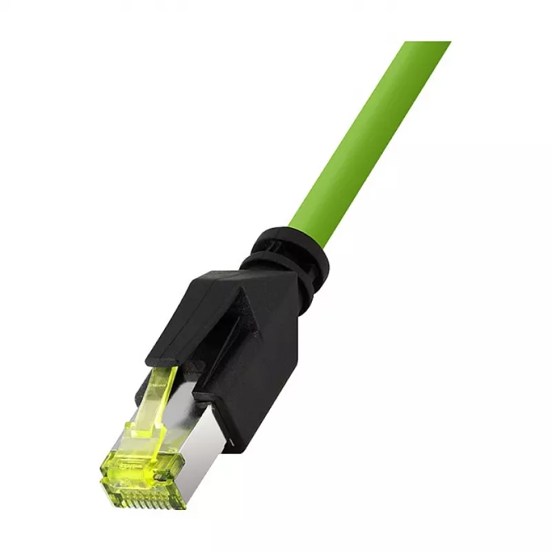 LOGILINK M12 CAT6A Industrial Patch Cable, PUR, M12 X-coded do RJ45, 10 m