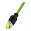 LOGILINK M12 CAT6A przemysłowy kabel krosowy, PUR, M12 X-coded na RJ45, 3 m