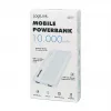 Logilink Mobile Power Bank, LiPo, 10000 mAh, USB-C in/out, Biały