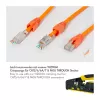 LogiLink Wtyk modułowy RJ45 Cat.6A STP Pass Through, 10 szt.