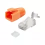 LogiLink Wtyk modułowy RJ45 Cat.6A STP Pass Through, 10 szt.