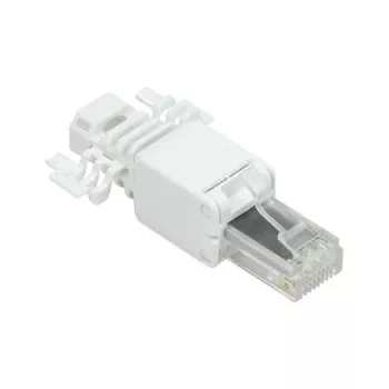LogiLink Wtyk modułowy RJ45 Cat.6A, UTP, beznarzędziowy, biały