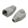 LogiLink Modularna osłona wtyku RJ45 6,5 mm szara, 50 szt.