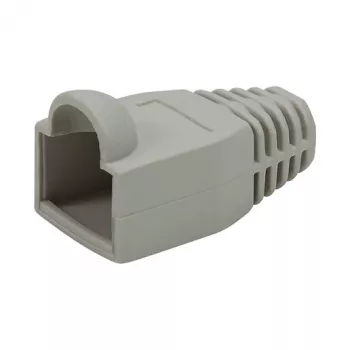 LogiLink Modularna osłona wtyku RJ45 6,5 mm szara, 50 szt.