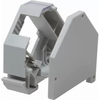 Adapter do szyny DIN LogiLink MP0053 na 1x moduł Keystone RJ45, plastikowy, biały