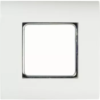 LogiLink NF0002 Podtynkowa puszka ścienna 80x80 mm z wycięciem 45x45 mm, Czysta biel, System francuski