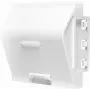 LogiLink NF0011 Podtynkowa puszka ścienna na 1 moduł Keystone, 45 x 45 mm, system francuski, biała