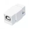 LogiLink NK0017 Moduł Keystone USB 2.0 Type-A żeński do Type-B żeński, biały