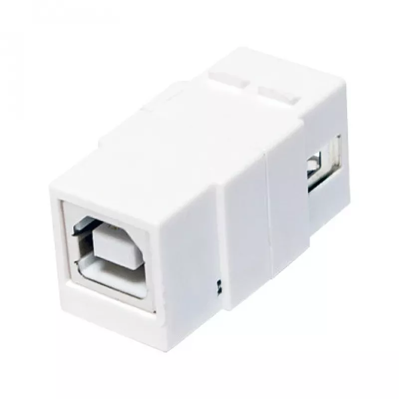LogiLink NK0017 Moduł Keystone USB 2.0 Type-A żeński do Type-B żeński, biały