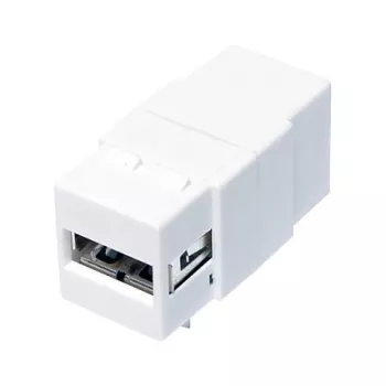 LogiLink NK0017 Moduł Keystone USB 2.0 Type-A żeński do Type-B żeński, biały