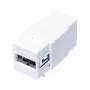 LogiLink NK0017 Moduł Keystone USB 2.0 Type-A żeński do Type-B żeński, biały