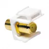 LogiLink NK0026 Moduł Keystone RCA żeński na F żeński, żółty