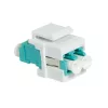 LogiLink NK0031 Keystone LC-Duplex Multimode OM3/OM4 Sprzęgacz światłowodowy, Morski