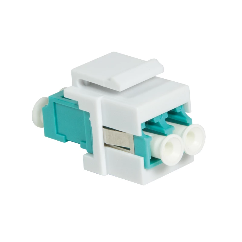 LogiLink NK0031 Keystone LC-Duplex Multimode OM3/OM4 Sprzęgacz światłowodowy, Morski