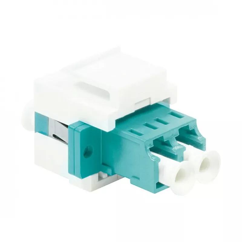 LogiLink NK0031 Keystone LC-Duplex Multimode OM3/OM4 Sprzęgacz światłowodowy, Morski