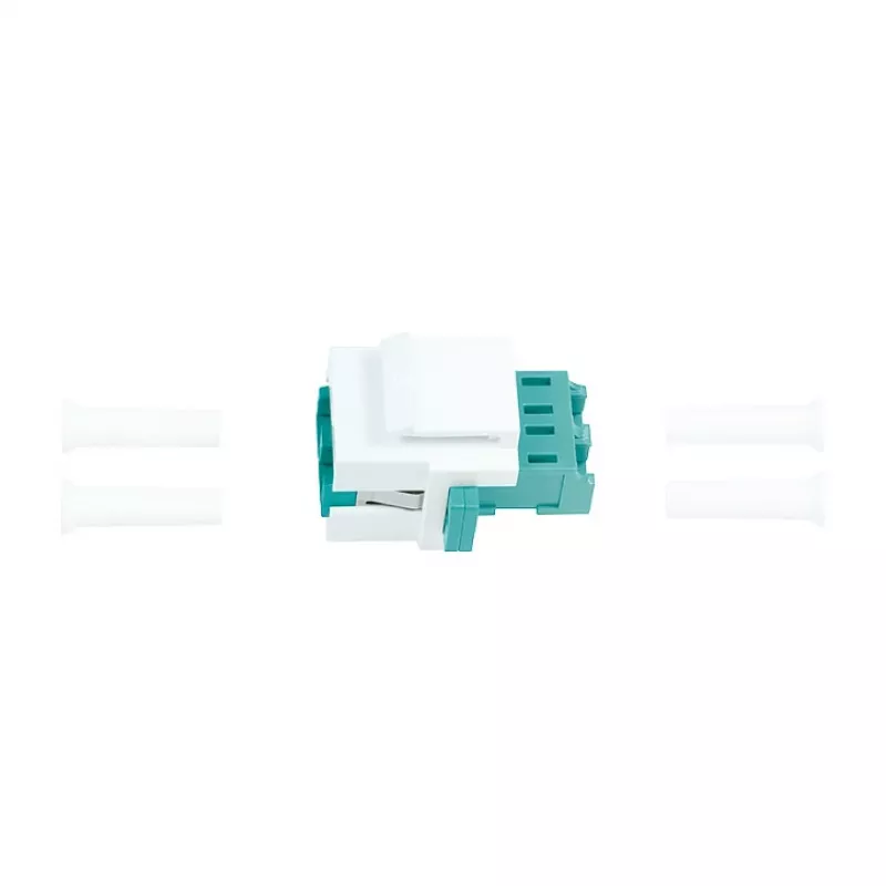LogiLink NK0031 Keystone LC-Duplex Multimode OM3/OM4 Sprzęgacz światłowodowy, Morski