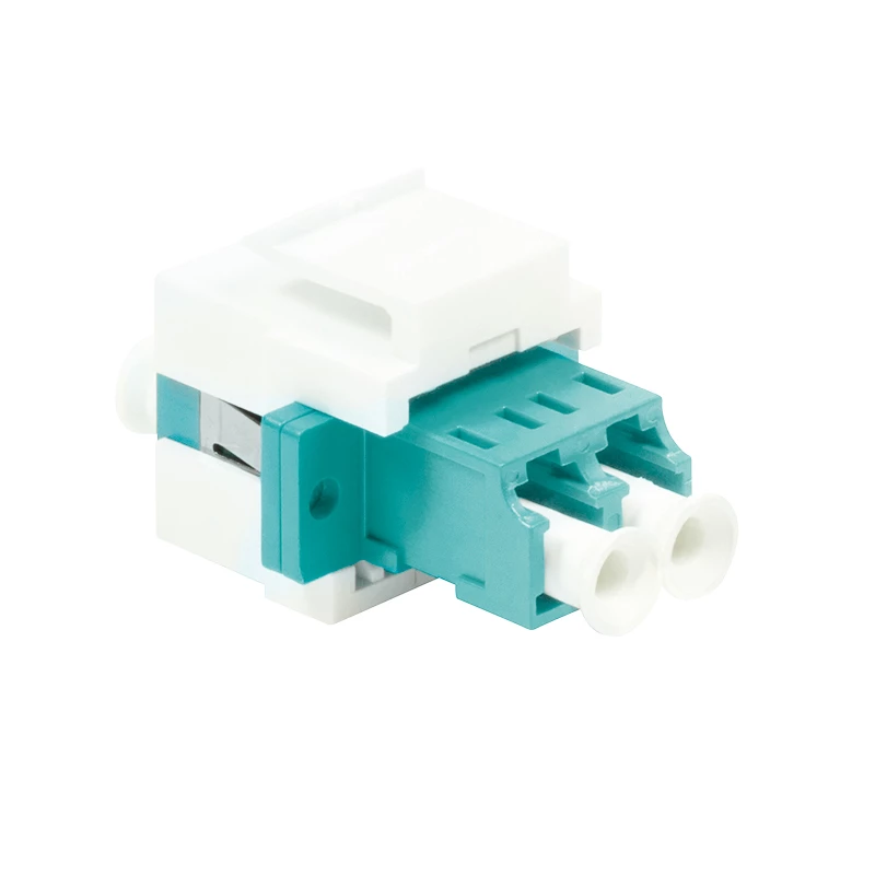 LogiLink NK0031 Keystone LC-Duplex Multimode OM3/OM4 Sprzęgacz światłowodowy, Morski