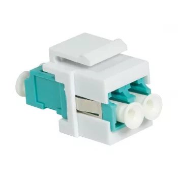 LogiLink NK0031 Keystone LC-Duplex Multimode OM3/OM4 Sprzęgacz światłowodowy, Morski