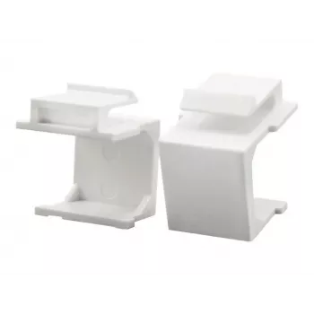 LogiLink NK0090 Zaślepka Keystone, Biała, 10 sztuk