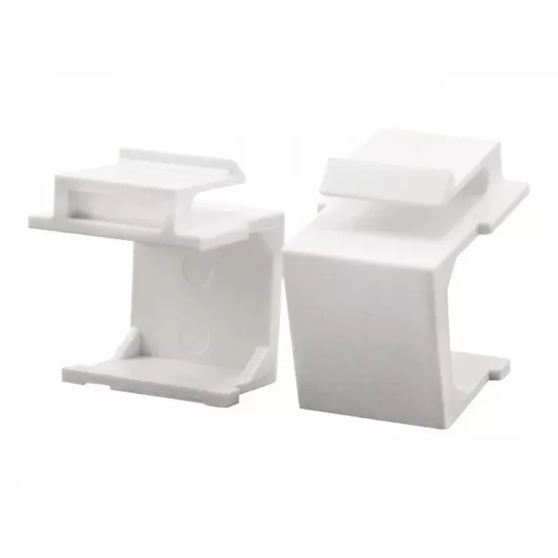 LogiLink NK0090 Zaślepka Keystone, Biała, 10 sztuk