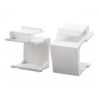 LogiLink NK0090 Zaślepka Keystone, Biała, 10 sztuk