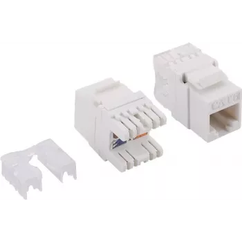 LogiLink NK4005 Cat.6 UTP RJ45 Keystone Jack, biały