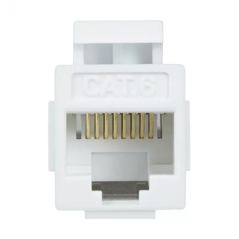 LogiLink NK4012W Cat.6 UTP Keystone Sprzęgacz, 2x RJ45, Biały