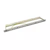 LogiLink NK4039 Keystone Patch Panel, 24 Porty, 0.5U, Ekranowany, Szary - Montaż do szafy 19 cali