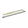 LogiLink NK4039 Keystone Patch Panel, 24 Porty, 0.5U, Ekranowany, Szary - Montaż do szafy 19 cali