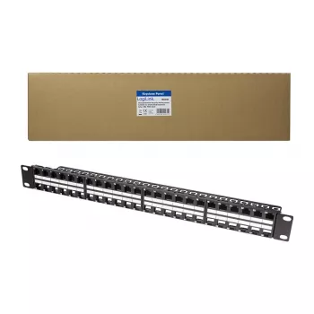 LogiLink NK4045 Keystone Panel krosowy 1U 48 portów nieekranowany czarny