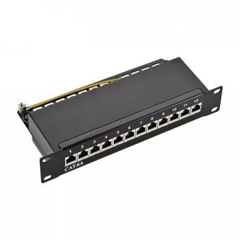 LogiLink NP0052B 12-portowy panel krosowy Cat6A STP