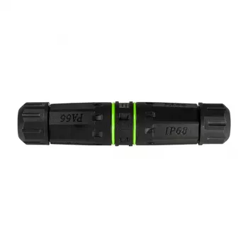 Logilink Zewnętrzne złącze światłowodowe simplex SC z 2 dławikami kablowymi, IP65, szare
