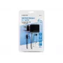 LogiLink PA0157 ładowarka ścienna USB 3-portowa 10,5W ze zintegrowanym kablem Micro-USB, czarna
