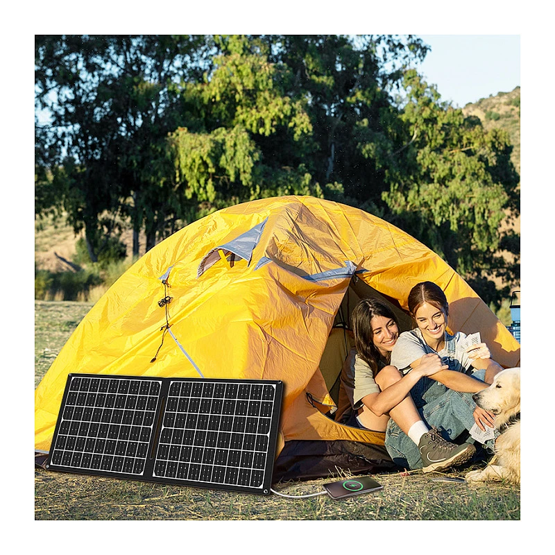 LOGILINK PA0341 Składany panel słoneczny - 30W, wyjście USB-C i USB-A oraz DC, monokrystaliczny, odporny na zachlapanie IPX4