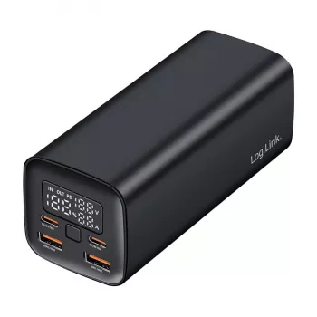 Logilink PA0350 Przenośna ładowarka 20 000 mAh, 65 W PD i QC 3.0, czarna