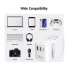 LOGILINK PA0357 Ładowarka podróżna USB-A/C, 70 W GaN, 4 porty, 2x USB-A (QC), 2x USB-C (PD), Slim, Biała