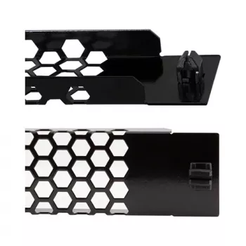 Panel wentylowany LogiLink PN110B 19 cali 1U czarny RAL 9005