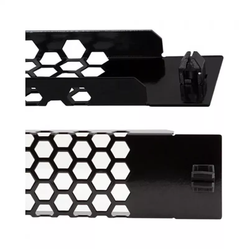 Panel wentylowany LogiLink PN110B 19 cali 1U czarny RAL 9005