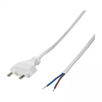 LogiLink kabel zasilający CEE 7/16 do otwartego końca biały 1,5 m