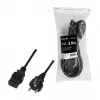 Logilink Power Cable, CEE 7/7 do IEC C19, czarny, 3 m