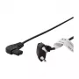 LogiLink Power Cable Europlug CEE 7/16 do IEC C7 0.75 m Czarny