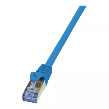LogiLink PrimeLine Cat.6A S/FTP Patch Cable, 0,25 m, niebieski