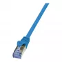 LogiLink PrimeLine Cat.6A S/FTP Patch Cable, 0,25 m, niebieski
