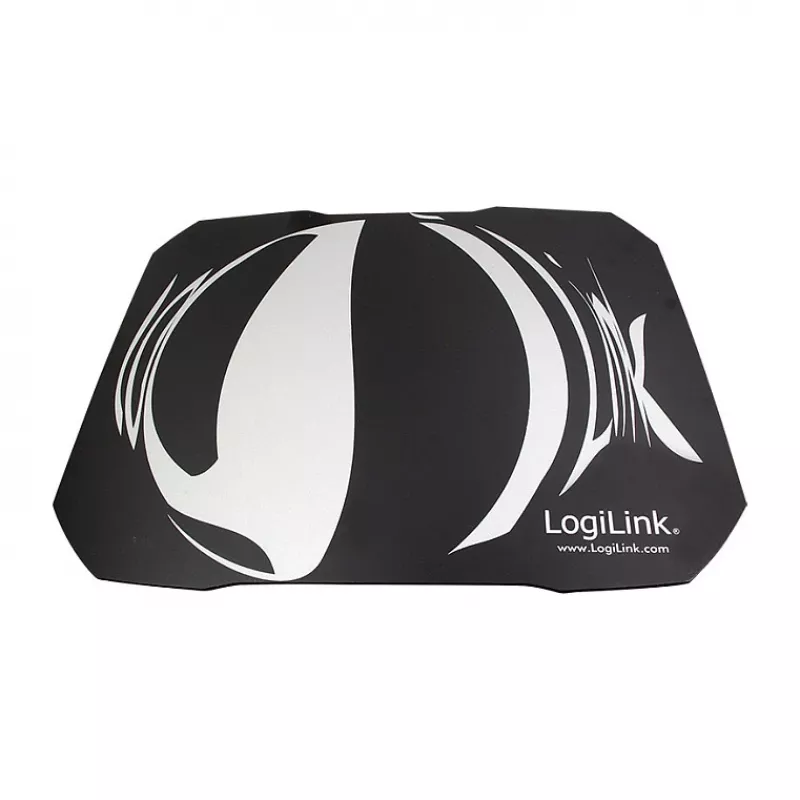 Podkładka pod mysz gamingowa LogiLink Q1 Mate XL – tkanina mikrofibra, antypoślizgowa podstawa gumowa, obszyte krawędzie, czarna mata na biurko