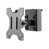 LOGILINK Uchwyt monitorowy Slatwall Pivot, 13-27 cali, VESA 75/100, 8 kg, czarny