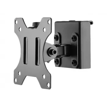 LOGILINK Uchwyt monitorowy Slatwall Pivot, 13-27 cali, VESA 75/100, 8 kg, czarny