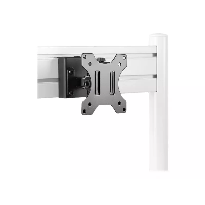 LOGILINK Uchwyt monitorowy Slatwall Pivot, 13-27 cali, VESA 75/100, 8 kg, czarny