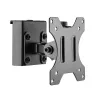 LOGILINK Uchwyt monitorowy Slatwall Pivot, 13-27 cali, VESA 75/100, 8 kg, czarny